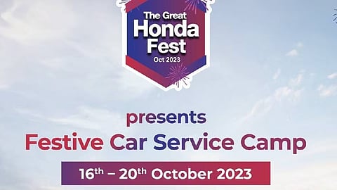 Honda car service camp, The great honda fest