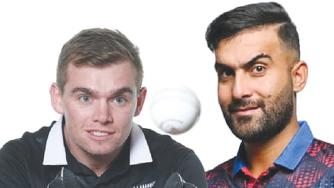 Tom Latham | Hashmatullah Shahidi