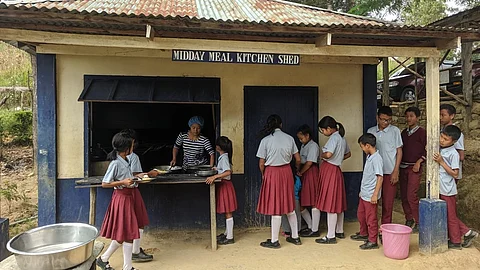 Representative image of a mid day meal kitchen