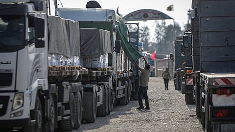 Israel allows 100 aid trucks to enter Gaza every day