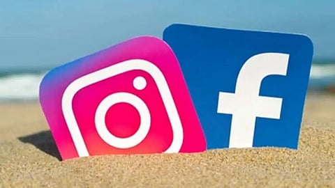 Instagram and Facebook logos