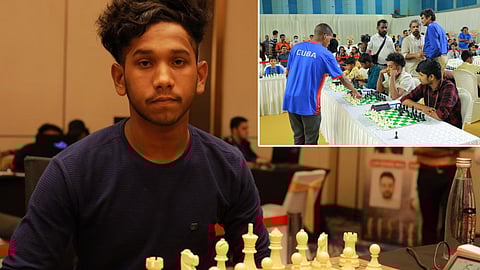 ക്യൂബൻ ഗ്രാൻഡ് മാസ്റ്ററെ സമനിലയിൽ തളച്ച് വയനാട് താരം അഭിനവ്