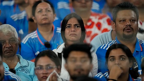 A crowd of over 1.25 lakhs was silent for most part of the match, as Australia outplayed India in all three departments in the world cup final played at Ahmedabad.