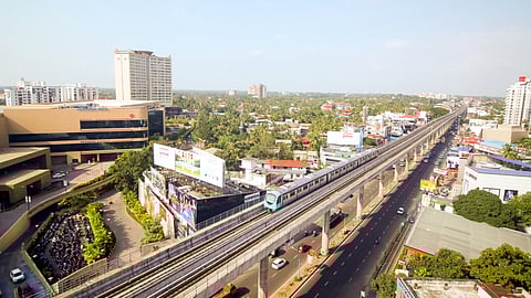 ഇടപ്പള്ളിയിൽ നിർദിഷ്ട ആകാശ പാത വന്നു ചേരേണ്ട സ്ഥലം.