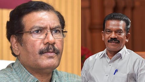 എ. സമ്പത്ത്, മന്ത്രി കെ. രാധാകൃഷ്ണൻ