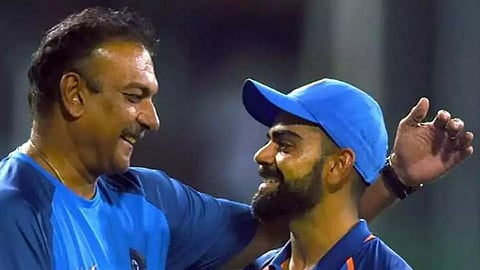 Ravi Shastri and Virat Kohli