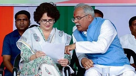 പ്രിയങ്ക ഗാന്ധി|ഭൂപേഷ് ബാഘേൽ