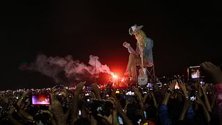 A view from last year's Cochin Carnival