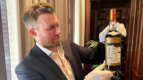 Record for world's priciest bottle of whisky smashed at London auction