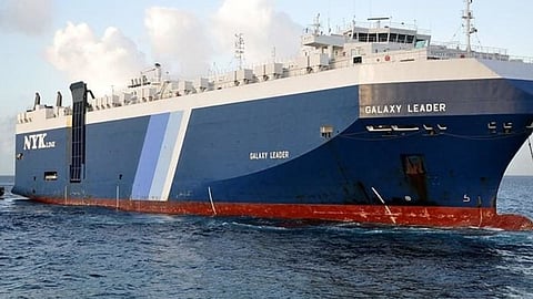 ഇന്ത്യയിലേക്കുള്ള ചരക്ക് കപ്പൽ ഹൂതികൾ പിടിച്ചെടുത്തതായി ഇസ്രയേൽ