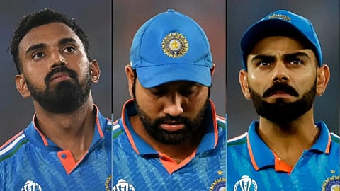 KL Rahul, Rohit Sharma, Virat Kohli