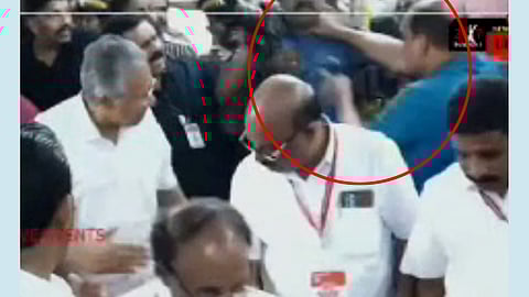 News photographer assaulted by CM's security guard in Navakerala assembly