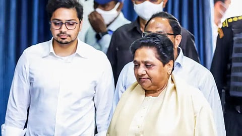 mayawati has announced her nephew akash anand as her political successor