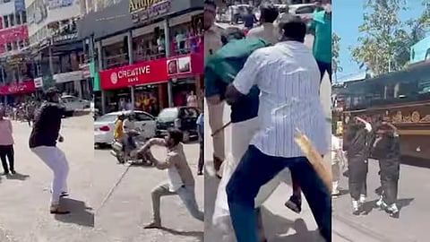 black flag protest at kollam