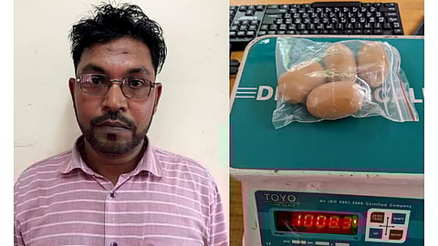 കരിപ്പൂരിൽ 62 ലക്ഷം രൂപയുടെ സ്വർണം ശരീരത്തിനുള്ളിലാക്കി കടത്താന് ശ്രമിച്ചയാൾ പിടിയിൽ