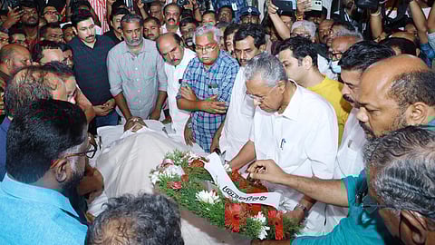 Kanam rajendran body brought to Thiruvananthapuram