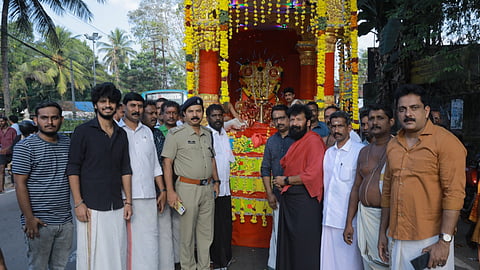 ചക്കുളത്തുകാവ് ഭഗവതി ക്ഷേത്രത്തിലെ തിരുവാഭരണ ഘോഷയാത്ര