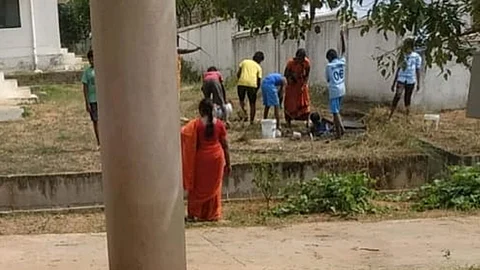 Dalit Students Made To Clean Septic Tank In Karnataka