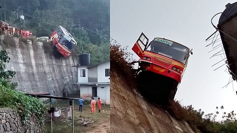 KSRTC bus accident in Vandiperiyar