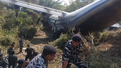 മ്യാൻമർ സൈനിക വിമാനം മിസോറാമിൽ തകർന്നു വീണു; 6 പേർക്ക് പരുക്ക്