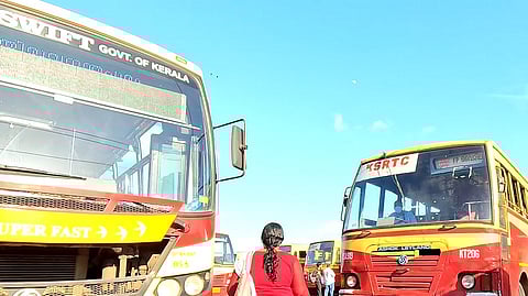 Representative image for a KSRTC bus stand