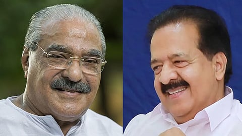 KM Mani, Ramesh Chennithala