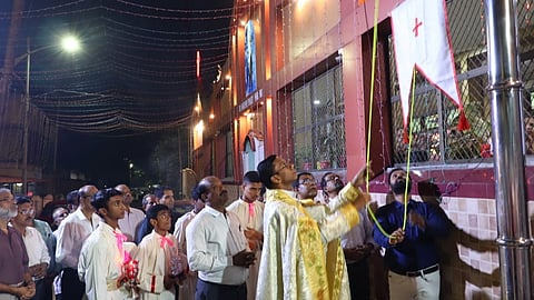 വാഗ്ളെ എസ്റ്റേറ്റ് സാൻജോസ് ദേവാലയത്തിൽ പെരുന്നാൾ കൊടി കയറി