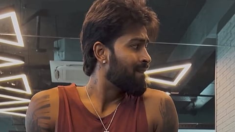 Hardik Pandya in gym