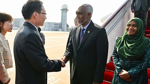 മാലദ്വീപ് പ്രസിഡന്റ് മുഹമ്മദ് മുയ്സു ;ചൈനയിൽ