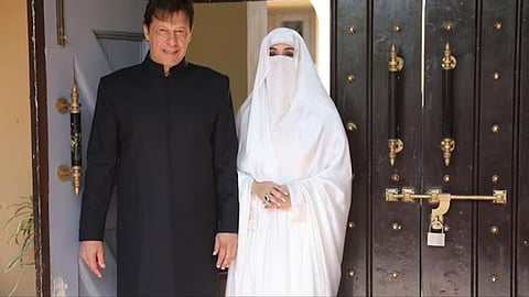 Imran Khan and his wife Bushra