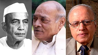 ചൗധരി ചരൺ സിങ്, പി.വി. നരസിംഹ റാവു, ഡോ. എം.എസ്. സ്വാമിനാഥൻ.