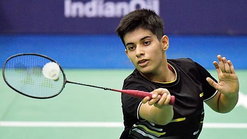 ബാഡ്മിന്റൺ ഏഷ്യ ടീം ചാംപ്യൻഷിപ്പ് ഫൈനലിൽ തായ്ലൻഡ് താരത്തിനെതിരേ ഇന്ത്യയുടെ കൗമാര താരം അൻമോൽ ഖാർബിന്റെ പ്രകടനം.