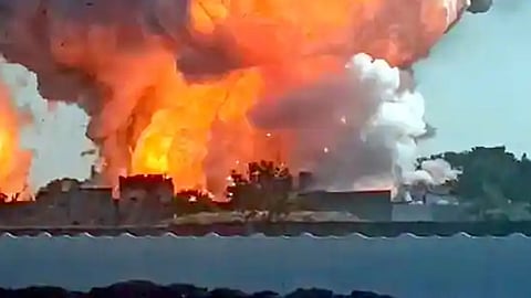 cracker factory explosion in madhya pradesh death toll rise to 11