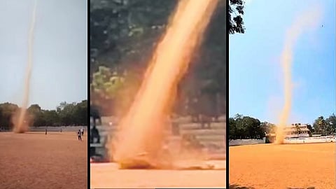 പൊടിപടലങ്ങൾ ഉയർന്നു പൊങ്ങുന്നു