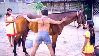 ശരപഞ്ജരത്തിലെ ജയന്റെ പ്രശസ്തമായ രംഗം.