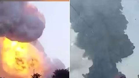 മധ്യപ്രദേശിലെ പടക്കനിർമാണ ശാലയിൽ വൻ സ്ഫോടനം; 6 മരണം,59 പേർക്ക് പരുക്ക്