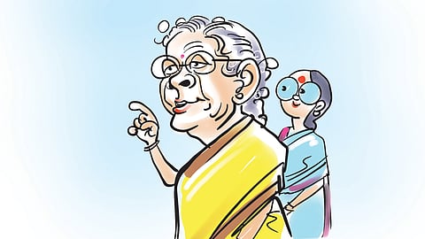 Nirmala Sitharaman, caricature