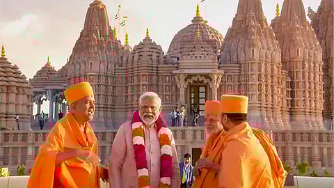 PM Modi inaugurates 1st Hindu temple in Abu Dhabi