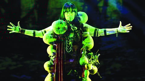 ITFOK 2024 - അപ്ത്രിദാസ് എന്ന മൾട്ടിമീഡിയ ഷോയിൽനിന്ന്.