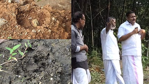 കുമ്പളത്തുമുറിയിൽ അജ്ഞാത ജീവിയുടെ കാൽപ്പാട്: കാട്ടുപൂച്ചയുടേതെന്ന് വനംവകുപ്പ്; എംഎൽഎയും മുൻസിപ്പൽ ചെയർമാനും സ്ഥലത്തെത്തി