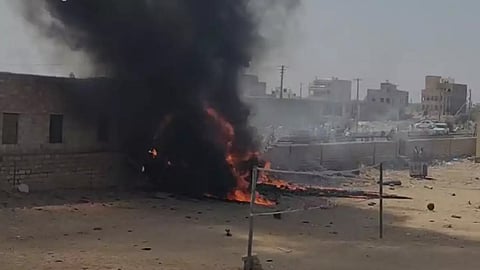 തേജസ് ജെറ്റ് ഇടിച്ചു തകർന്നു |Video