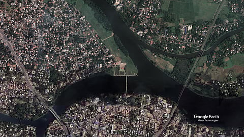 ആലുവ ആകാശദൃശ്യം