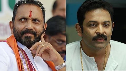 കെ.സുരേന്ദ്രൻ. ജി.കൃഷ്ണകുമാർ