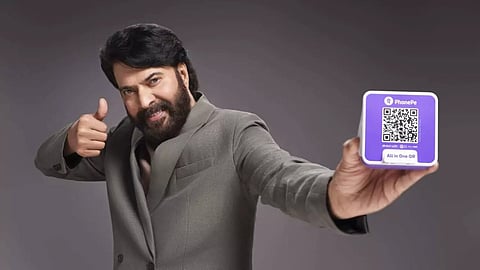 ഫോൺപേ സ്മാർട്ട് സ്പീക്കറുമായി മമ്മൂട്ടി.