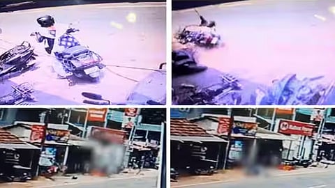 കരുനാഗപ്പള്ളിയിൽ കേബിൾ കുരുങ്ങി അപകടം; സ്കൂട്ടർ ഉയർന്ന് പൊങ്ങി ദേഹത്ത് വീണ് വീട്ടമ്മയ്ക്ക് ഗുരുതര പരുക്ക്