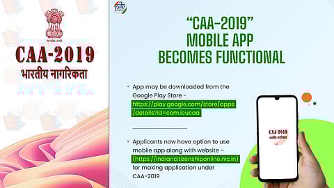 the 'CAA-2019' Mobile App becomes operational