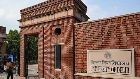 Protest against fee hike at Delhi University