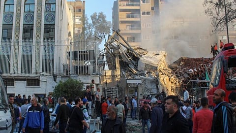 സിറിയയിലെ ഇറാൻ കോൺസുലേറ്റിൽ ആക്രമണം; 5 പേർ കൊല്ലപ്പെട്ടു