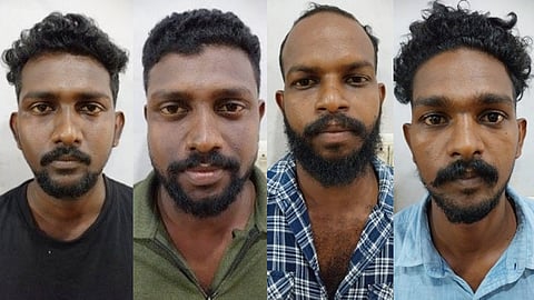 അയൽവാസിയെ കട്ടിങ് ബ്ലേഡ് ഉപയോഗിച്ച് കൊലപ്പെടുത്താൻ ശ്രമിച്ച 4 യുവാക്കൾ അറസ്റ്റിൽ