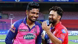 Sanju Samson with Rishabh Pant
